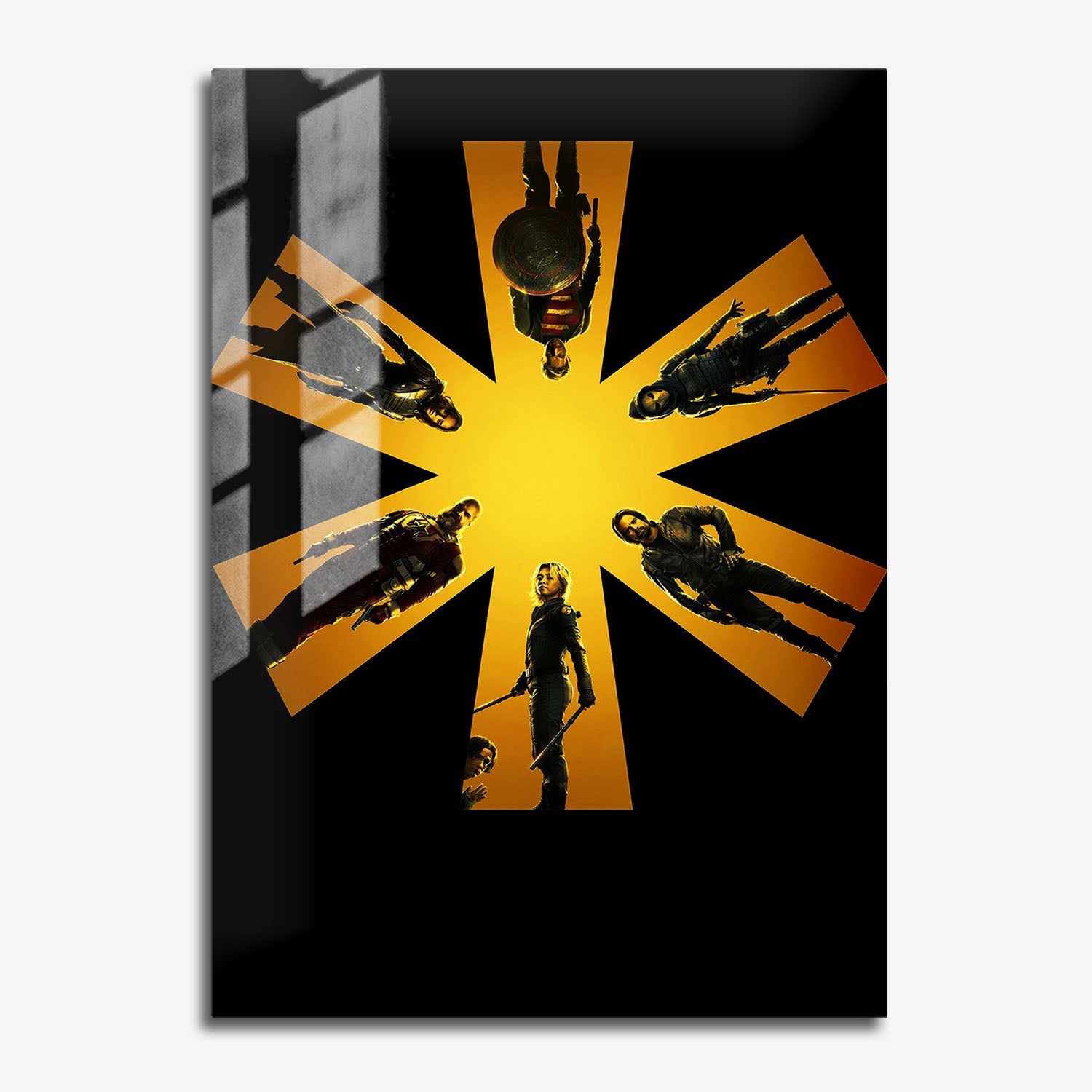 Flex Designs Metal Poster Thunderbolts Team 11 x 17" Home Goods - Movie 2025 Movie Metal Poster