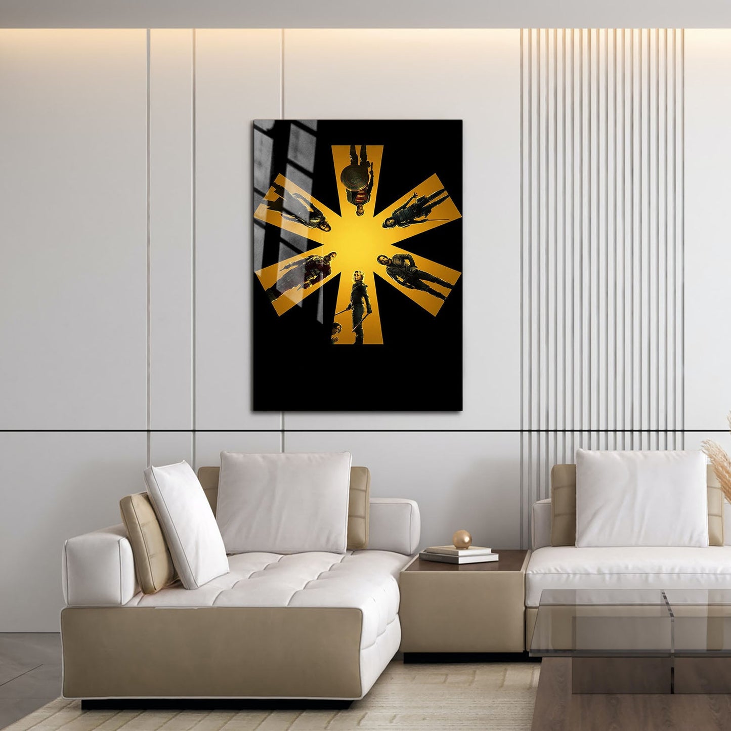 Flex Designs Metal Poster Thunderbolts Team 16 x 24" Home Goods - Movie 2025 Movie Metal Poster