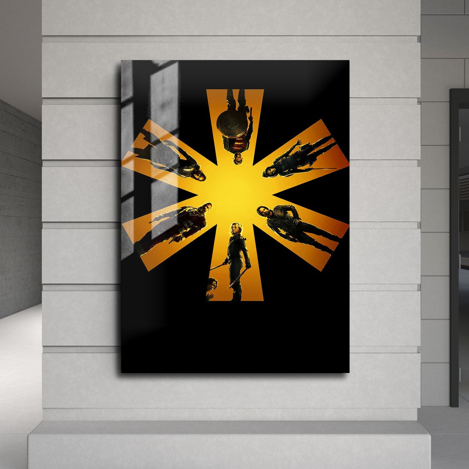 Flex Designs Metal Poster Thunderbolts Team 24 x 36" Home Goods - Movie 2025 Movie Metal Poster
