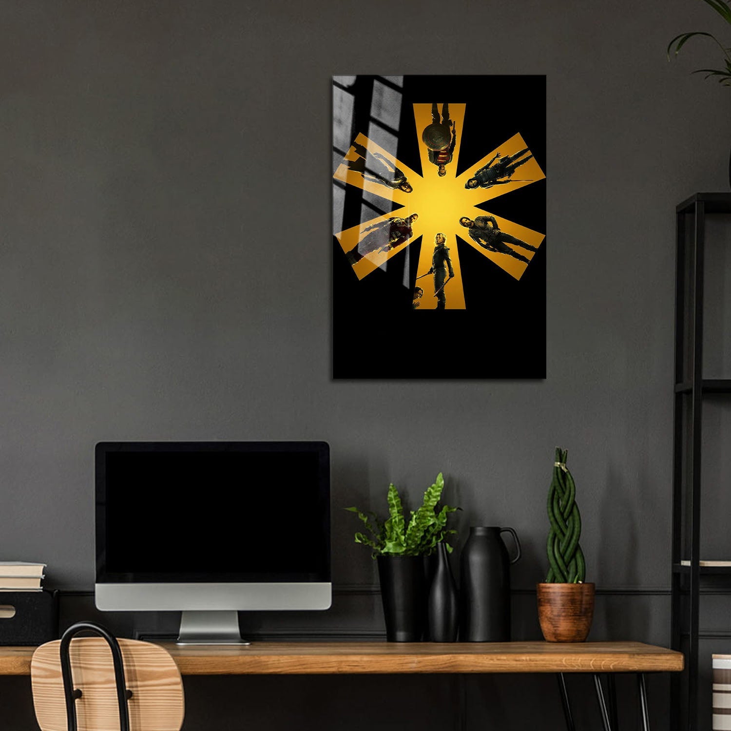 Flex Designs Metal Poster Thunderbolts Team 5 x 7" Home Goods - Movie 2025 Movie Metal Poster