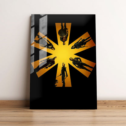 Thunderbolts Team Movie Metal Poster