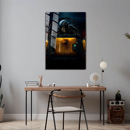 Flex Designs Metal Poster Alien Earth Simple 24 x 36" Home Goods - TV Show 2025 TV Show Metal Poster