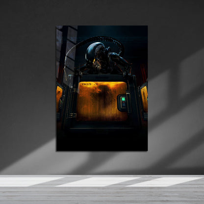 Flex Designs Metal Poster Alien Earth Simple 5 x 7" Home Goods - TV Show 2025 TV Show Metal Poster