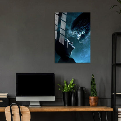 Flex Designs Metal Poster Alien Romulus Key Art 5 x 7" Home Goods - Movie 2025 Movie Metal Poster