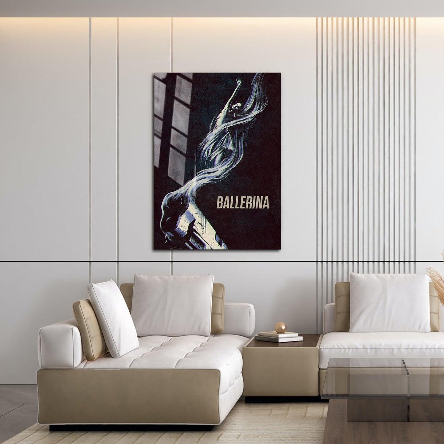 Flex Designs Metal Poster Ballerina Teaser 16 x 24" Home Goods - Movie 2025 Movie Metal Poster