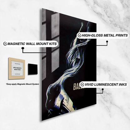 Flex Designs Metal Poster Ballerina Teaser 16 x 24" Home Goods - Movie 2025 Movie Metal Poster
