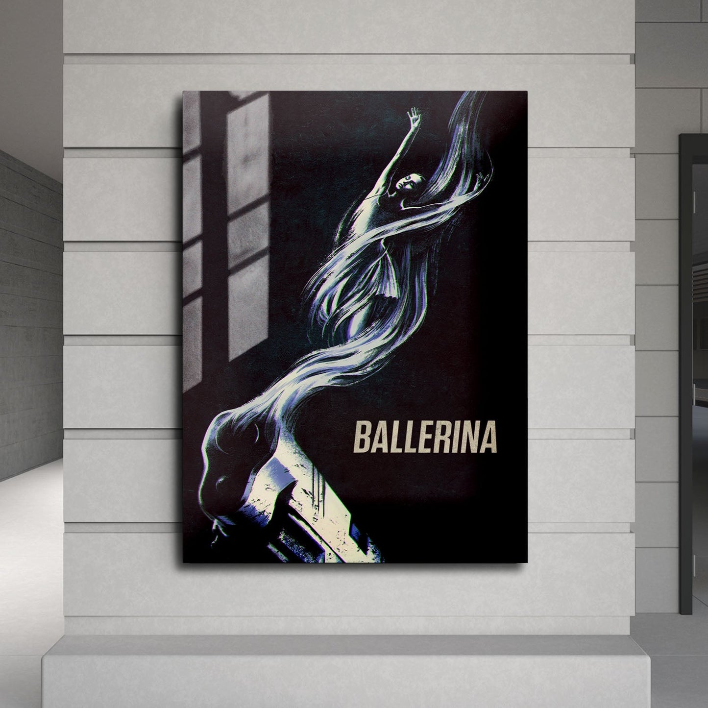 Flex Designs Metal Poster Ballerina Teaser 24 x 36" Home Goods - Movie 2025 Movie Metal Poster