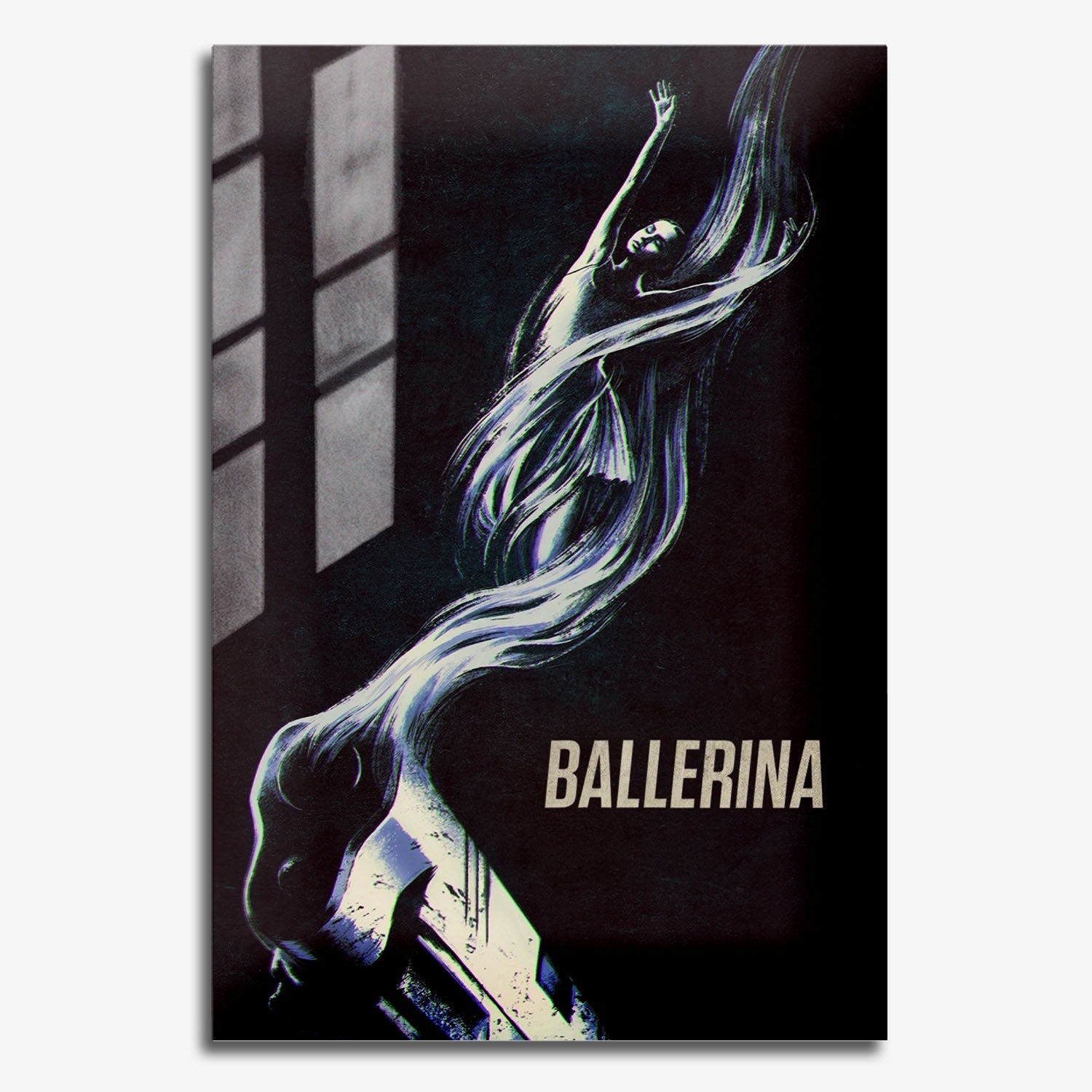 Flex Designs Metal Poster Ballerina Teaser 11 x 17" Home Goods - Movie 2025 Movie Metal Poster