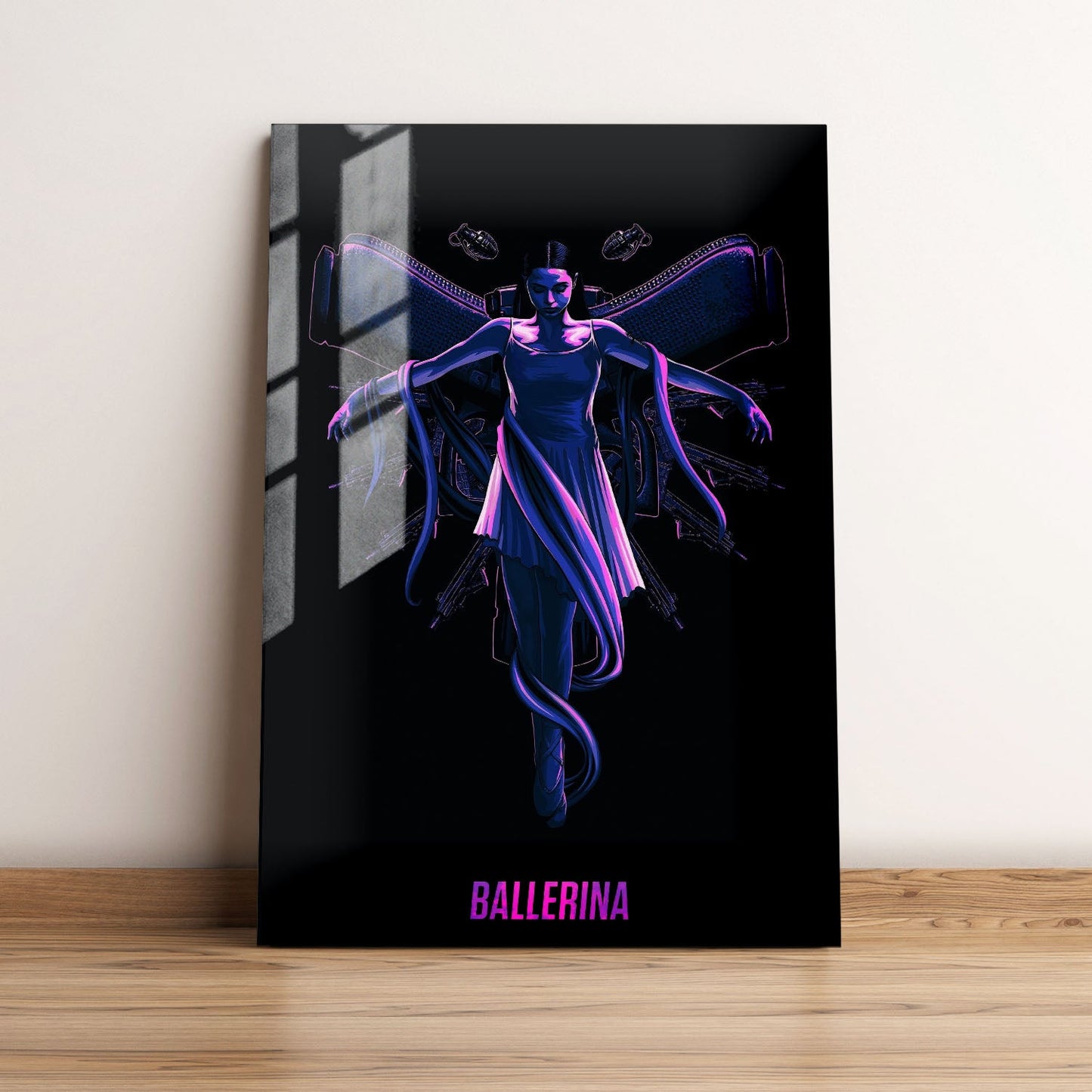 Ballerina Purple Movie Metal Poster