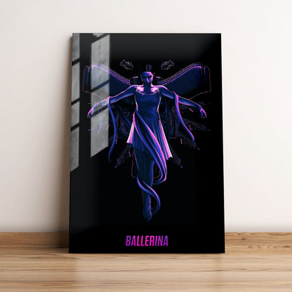 Ballerina Purple Movie Metal Poster