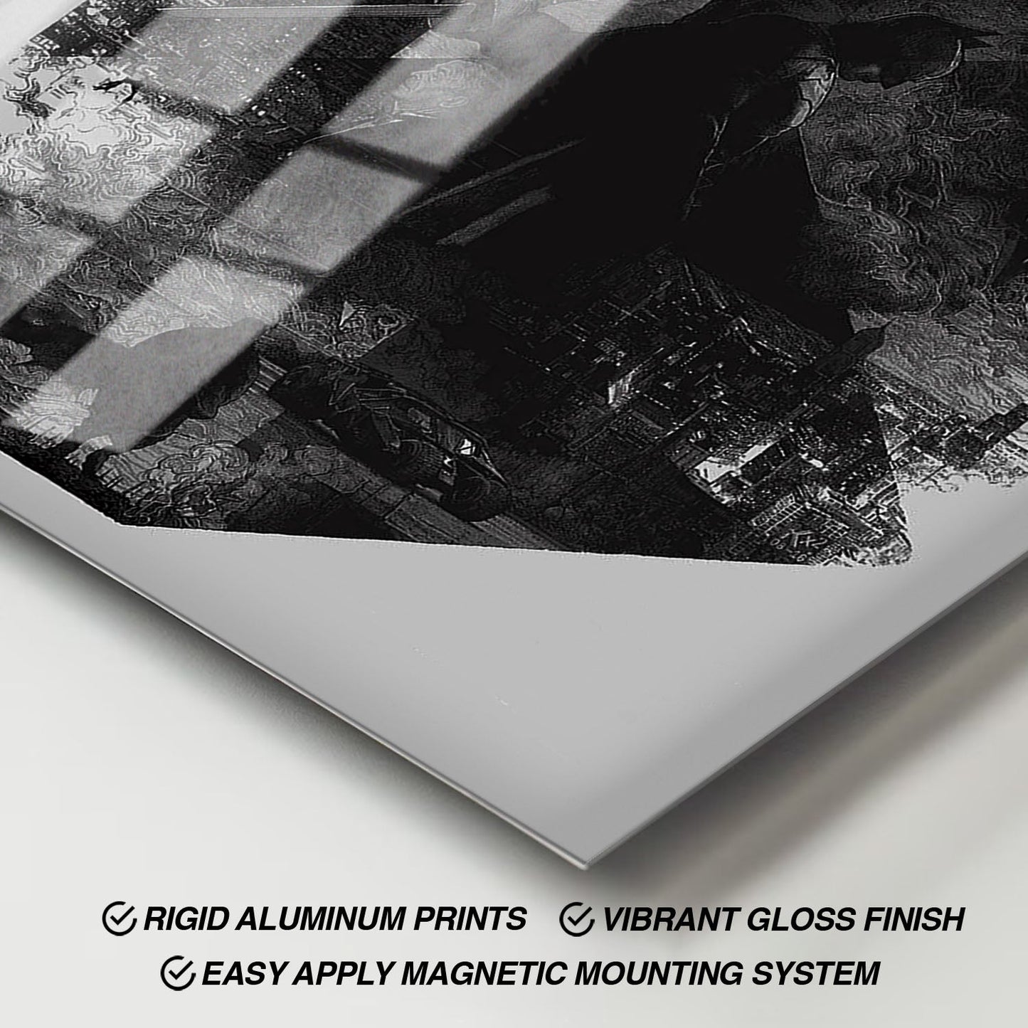 Flex Designs Metal Poster Batman Begins Teaser 11 x 17" Home Goods - Movie 2005 Movie Metal Poster