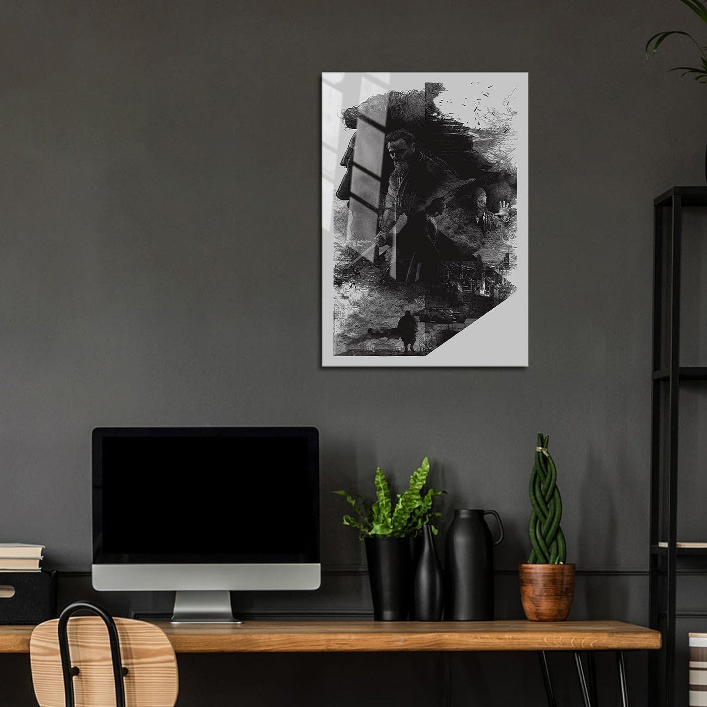 Flex Designs Metal Poster Batman Begins Teaser 5 x 7" Home Goods - Movie 2005 Movie Metal Poster