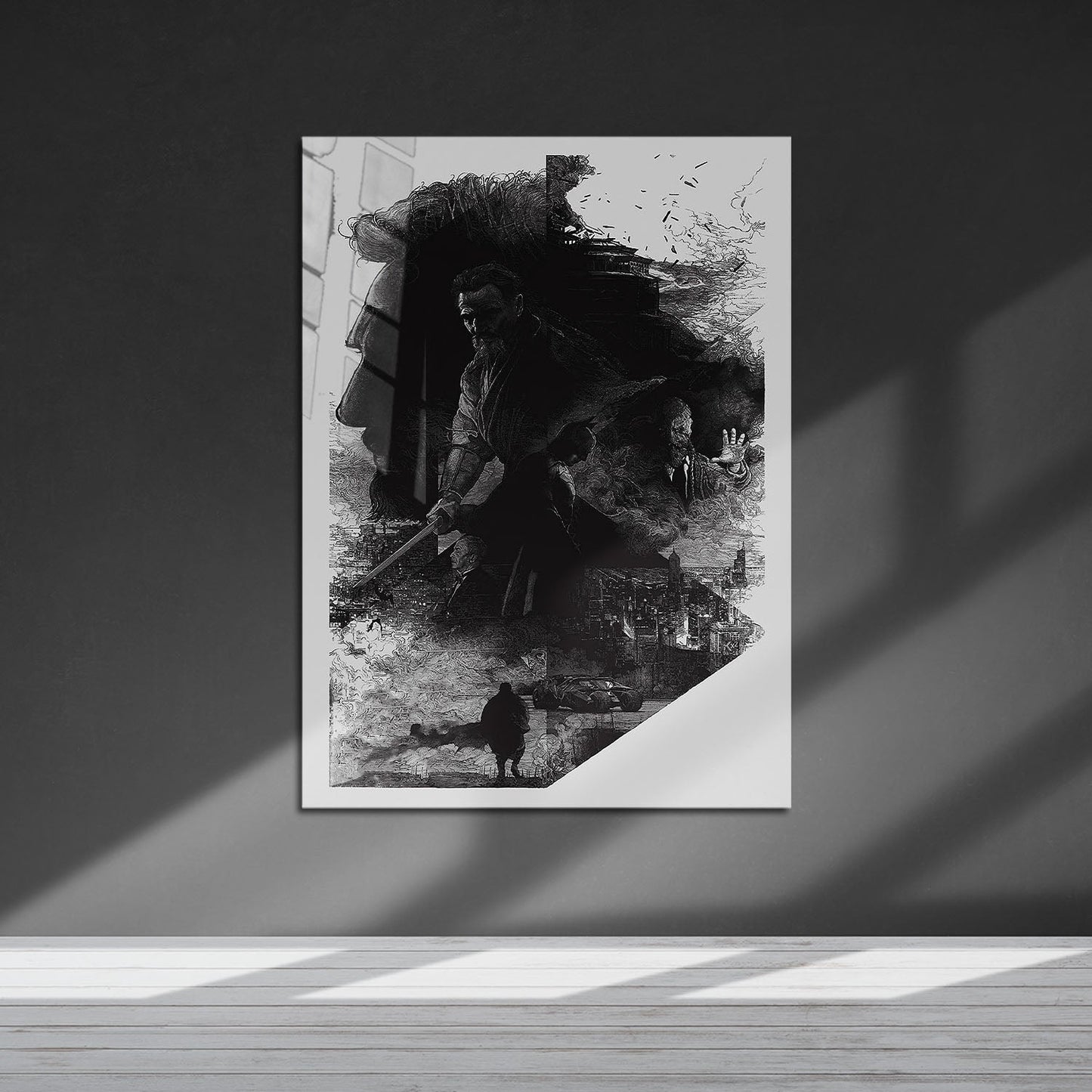 Flex Designs Metal Poster Batman Begins Teaser 5 x 7" Home Goods - Movie 2005 Movie Metal Poster