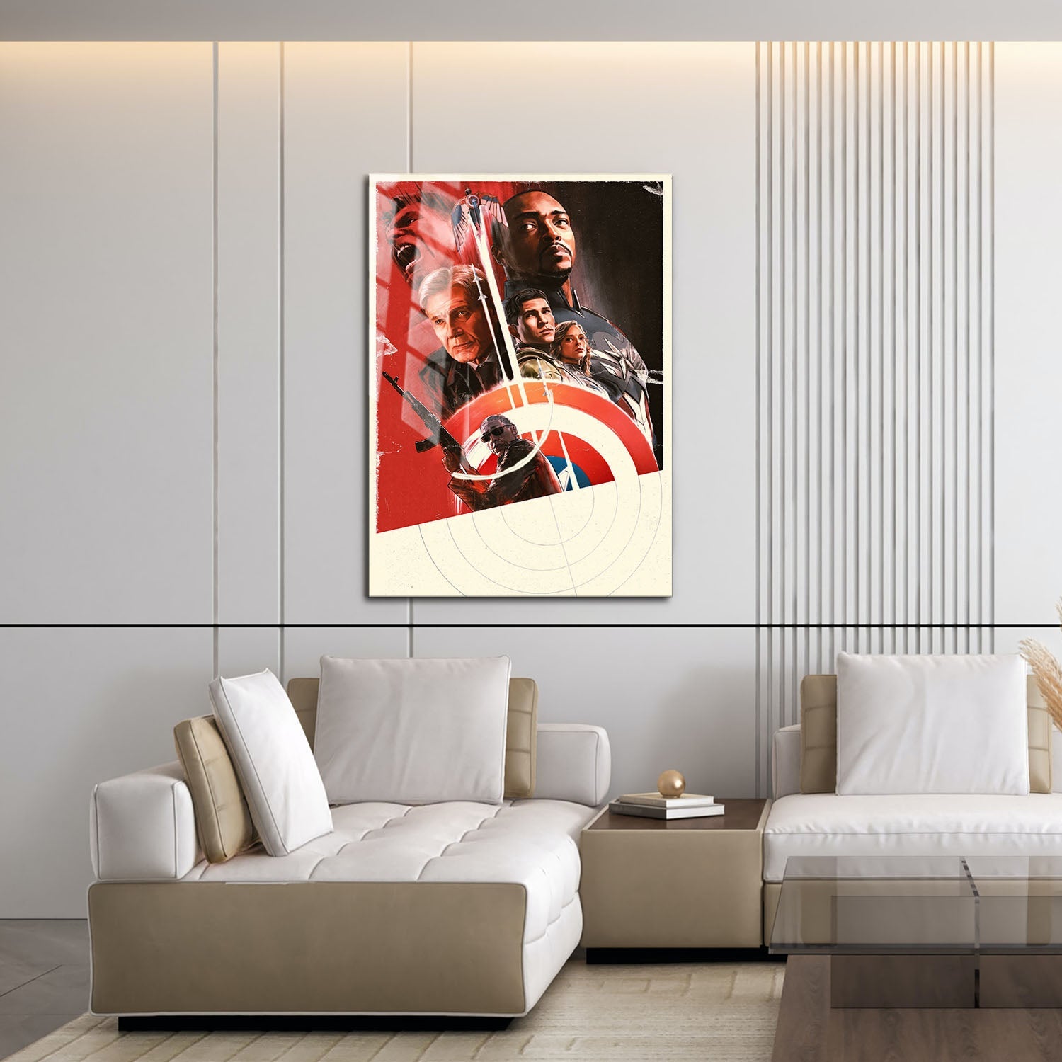 Flex Designs Metal Poster Captain America Brave New World Teaser 16 x 24" Home Goods - Movie 2025 Movie Metal Poster