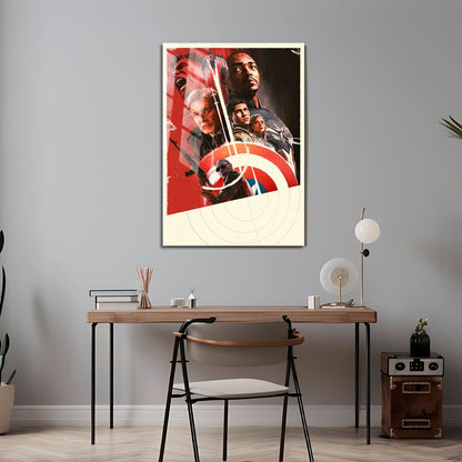 Flex Designs Metal Poster Captain America Brave New World Teaser 24 x 36" Home Goods - Movie 2025 Movie Metal Poster