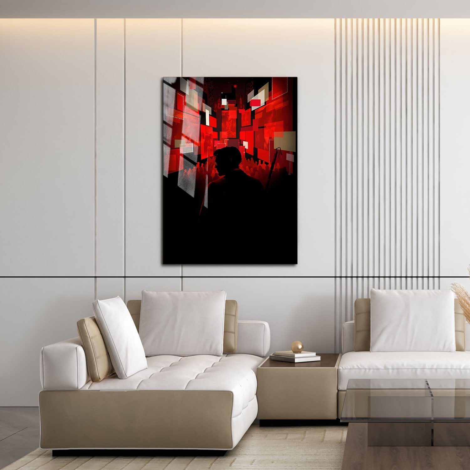 Flex Designs Metal Poster Daredevil Born Again Cartoon 16 x 24" Home Goods - TV Show 2025 TV Show Metal Poster