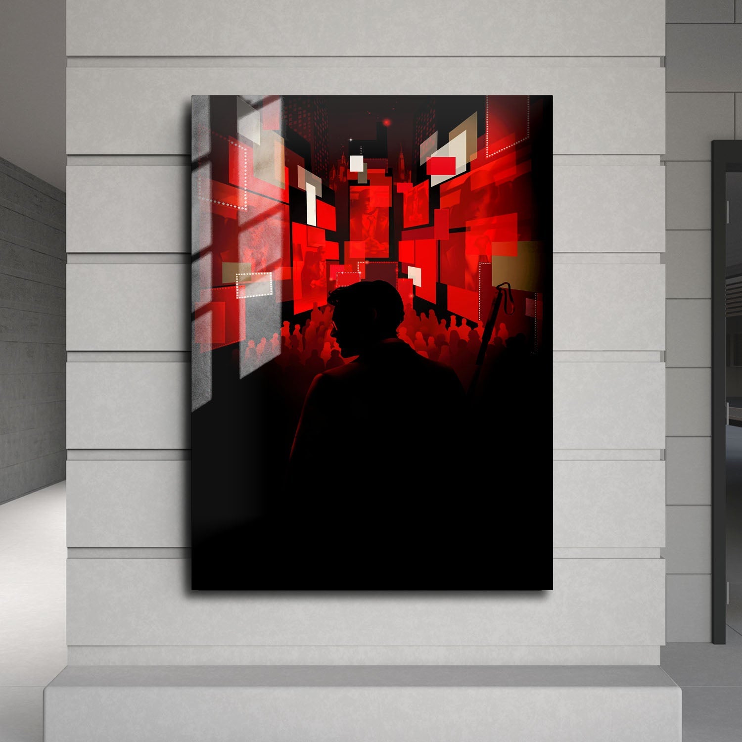 Flex Designs Metal Poster Daredevil Born Again Cartoon 24 x 36" Home Goods - TV Show 2025 TV Show Metal Poster