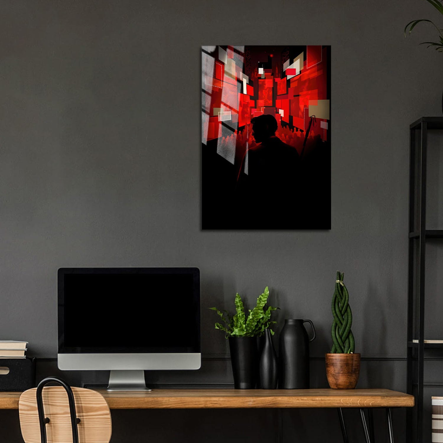 Flex Designs Metal Poster Daredevil Born Again Cartoon 5 x 7" Home Goods - TV Show 2025 TV Show Metal Poster