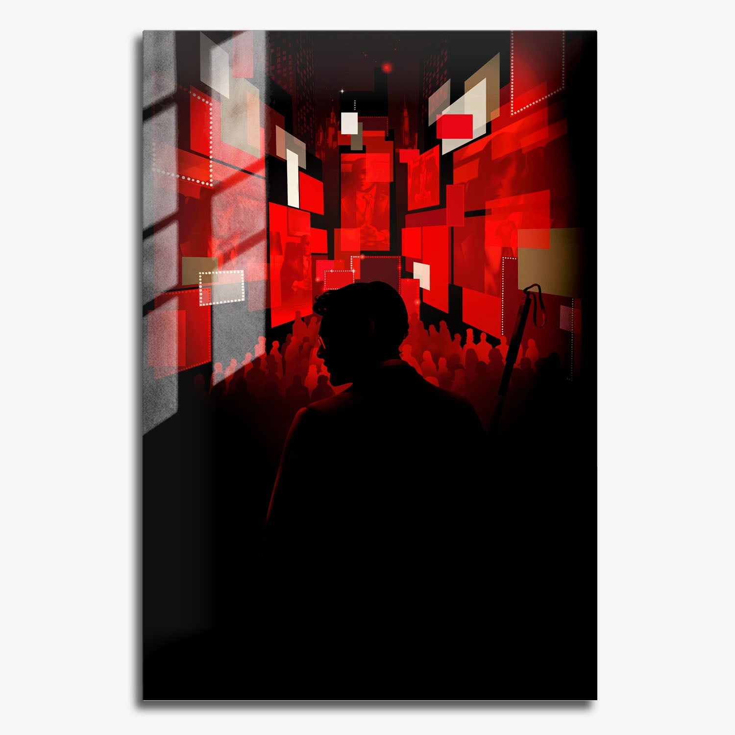 Flex Designs Metal Poster Daredevil Born Again Cartoon 11 x 17" Home Goods - TV Show 2025 TV Show Metal Poster