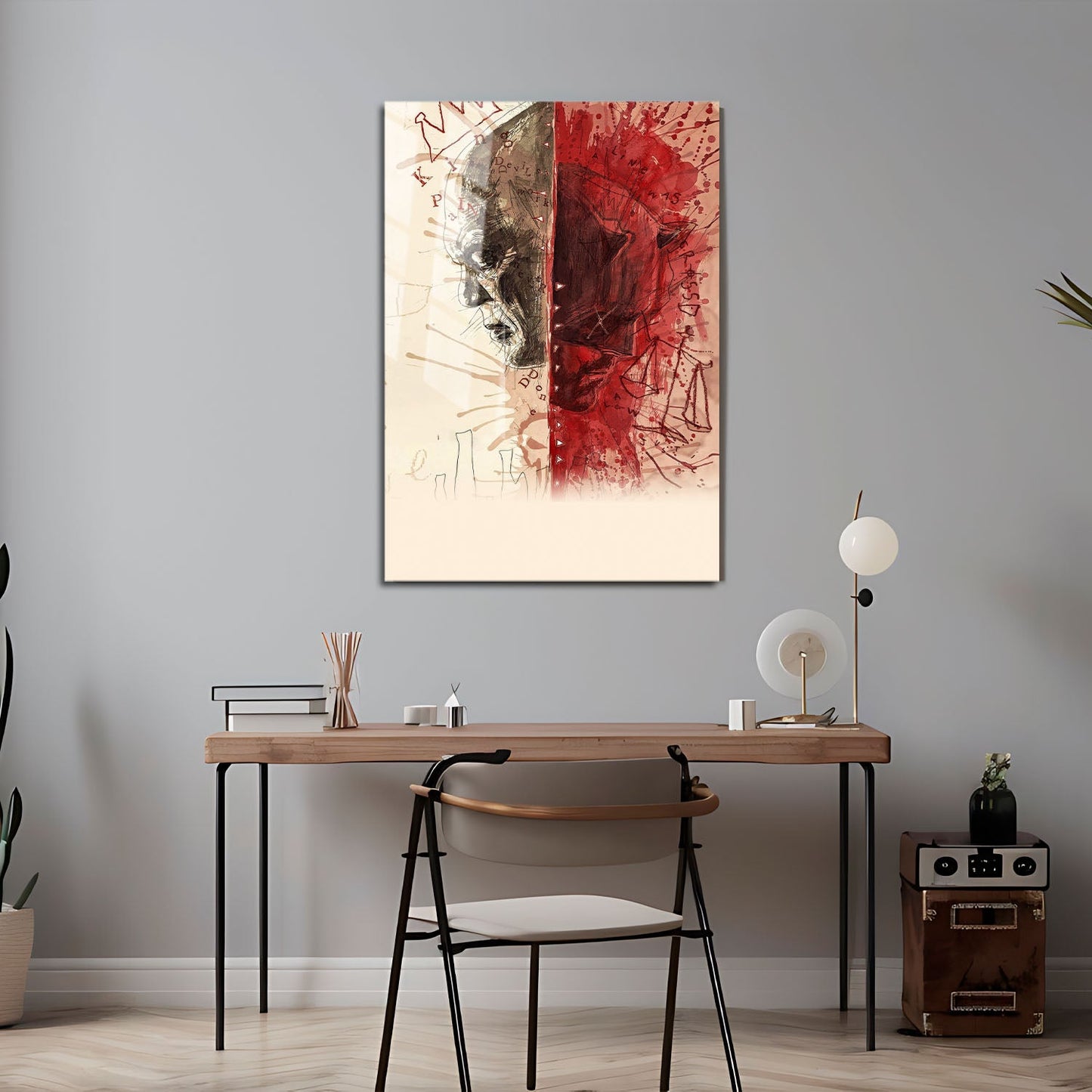 Flex Designs Metal Poster Daredevil Born Again Textless 24 x 36" Home Goods - TV Show 2025 TV Show Metal Poster