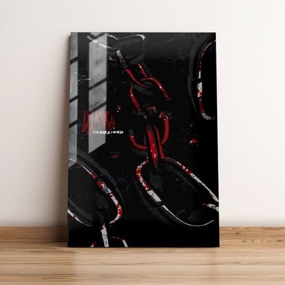 Django Unchained Minimalist Movie Metal Poster