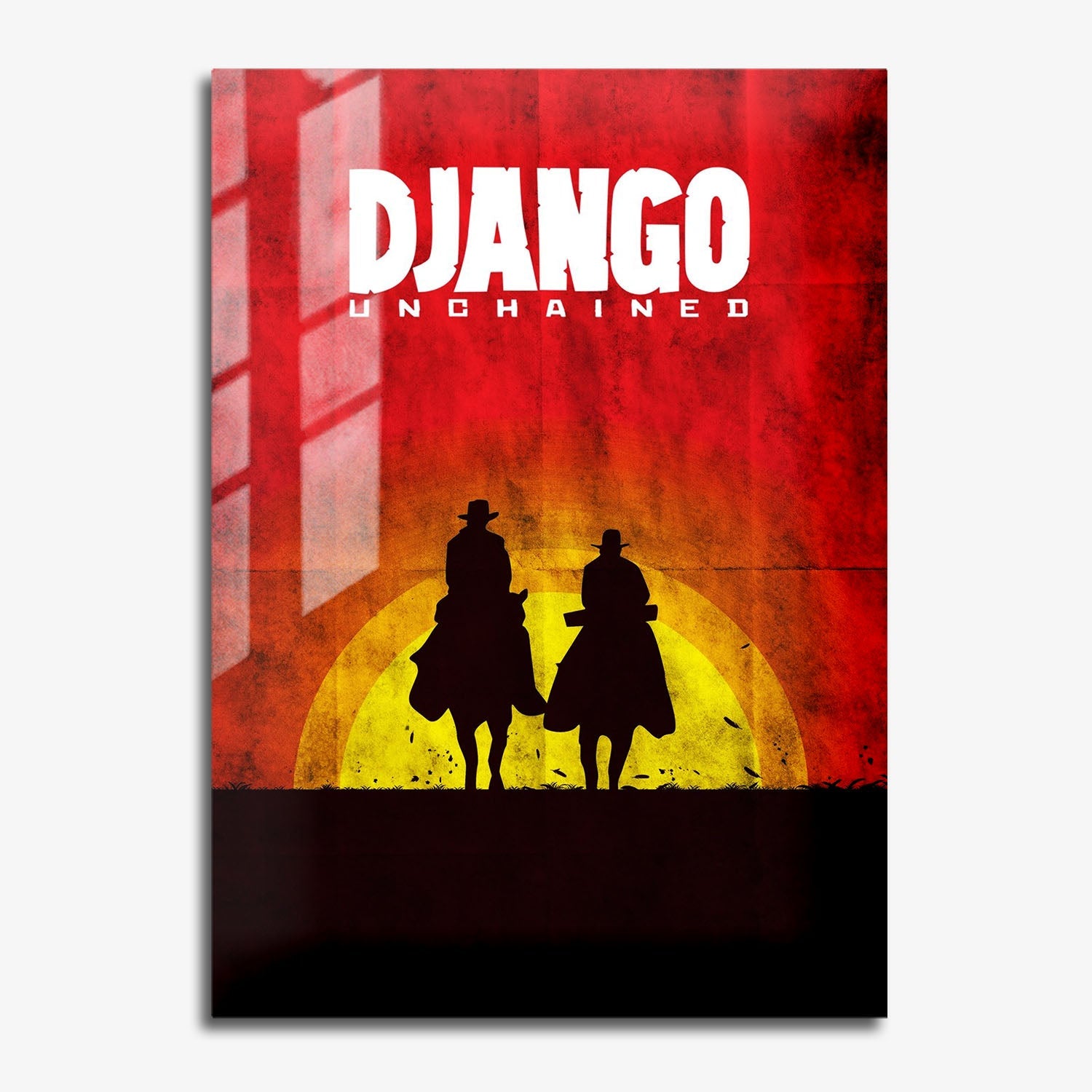 Flex Designs Metal Poster Django Unchained Sunset 11 x 17" Home Goods - Movie 2012 Movie Metal Poster