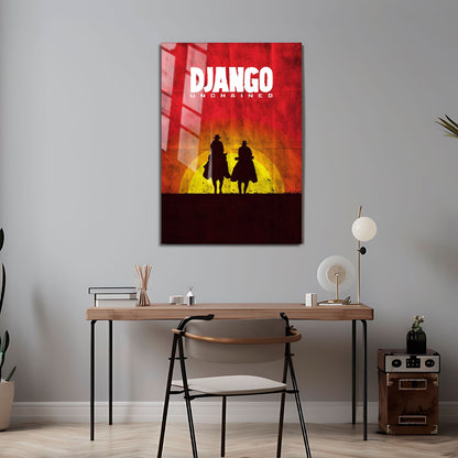 Flex Designs Metal Poster Django Unchained Sunset 24 x 36" Home Goods - Movie 2012 Movie Metal Poster