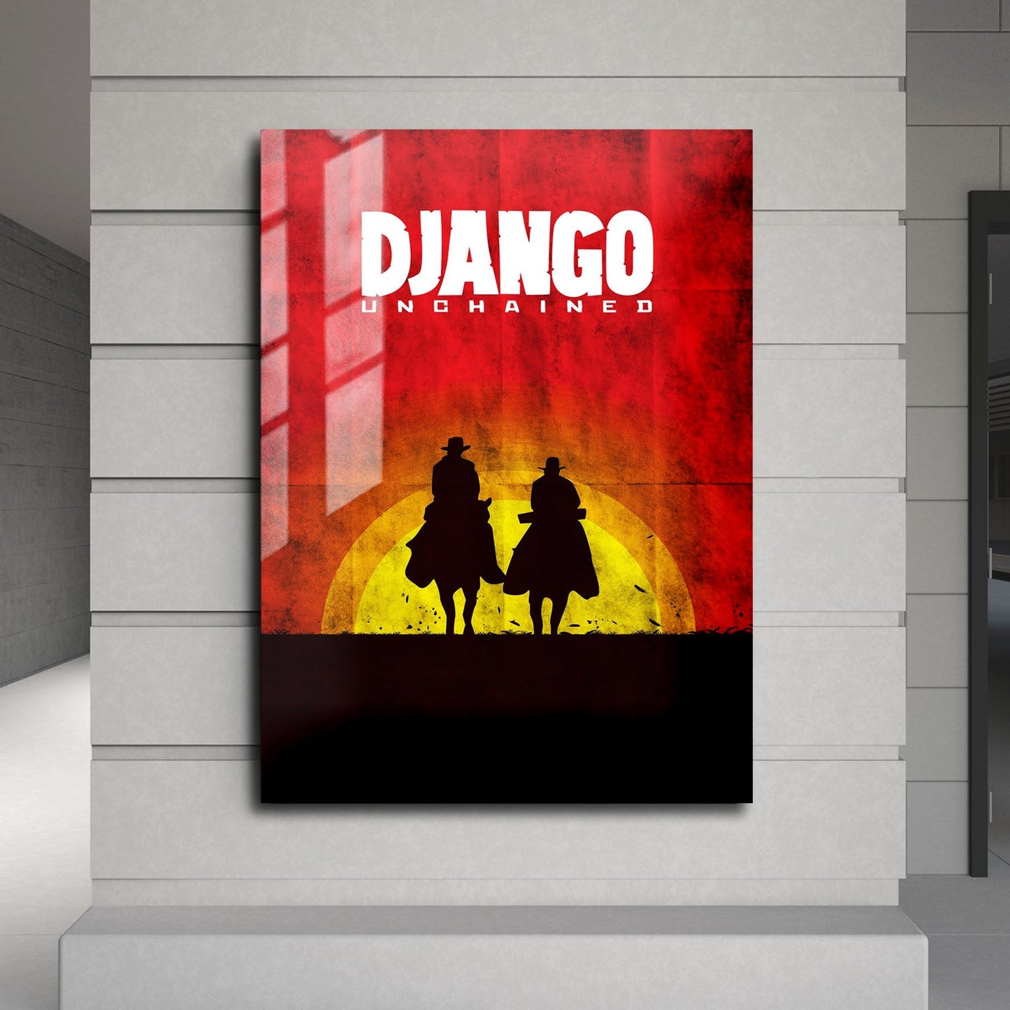 Flex Designs Metal Poster Django Unchained Sunset 24 x 36" Home Goods - Movie 2012 Movie Metal Poster