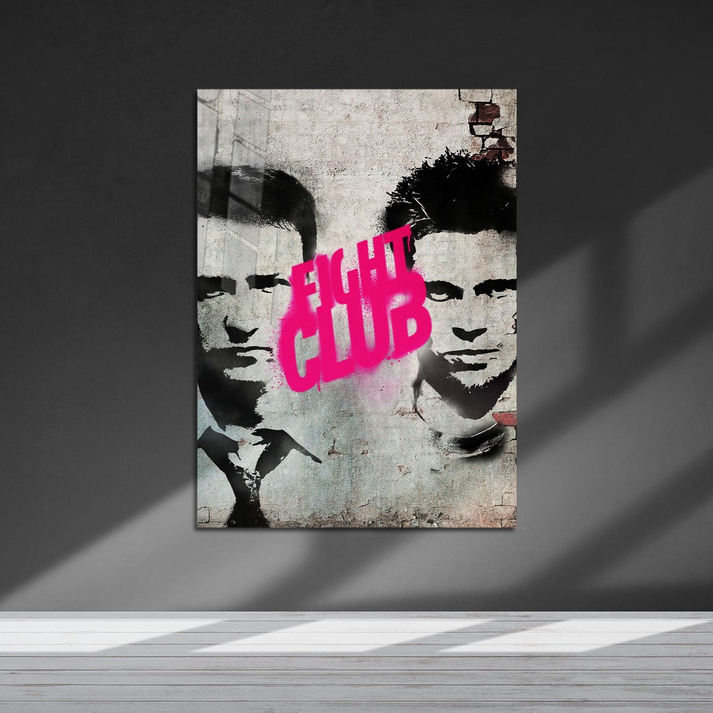 Flex Designs Metal Poster Fight Club Teaser 5 x 7" Home Goods - Movie 1999 Movie Metal Poster