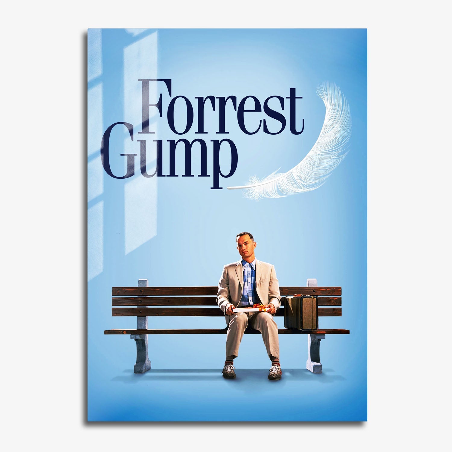 Flex Designs Metal Poster Forrest Gump 11 x 17" Home Goods - Movie 1994 Movie Metal Poster