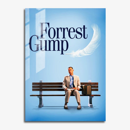 Flex Designs Metal Poster Forrest Gump 11 x 17" Home Goods - Movie 1994 Movie Metal Poster