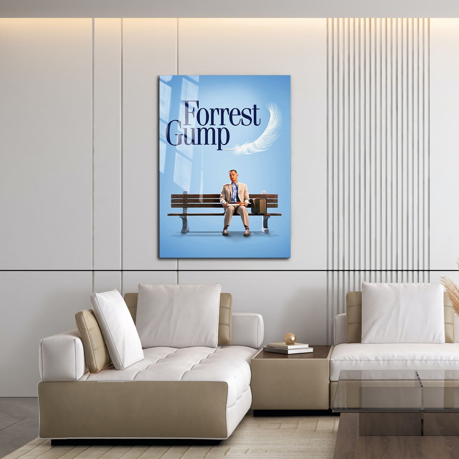 Flex Designs Metal Poster Forrest Gump 16 x 24" Home Goods - Movie 1994 Movie Metal Poster