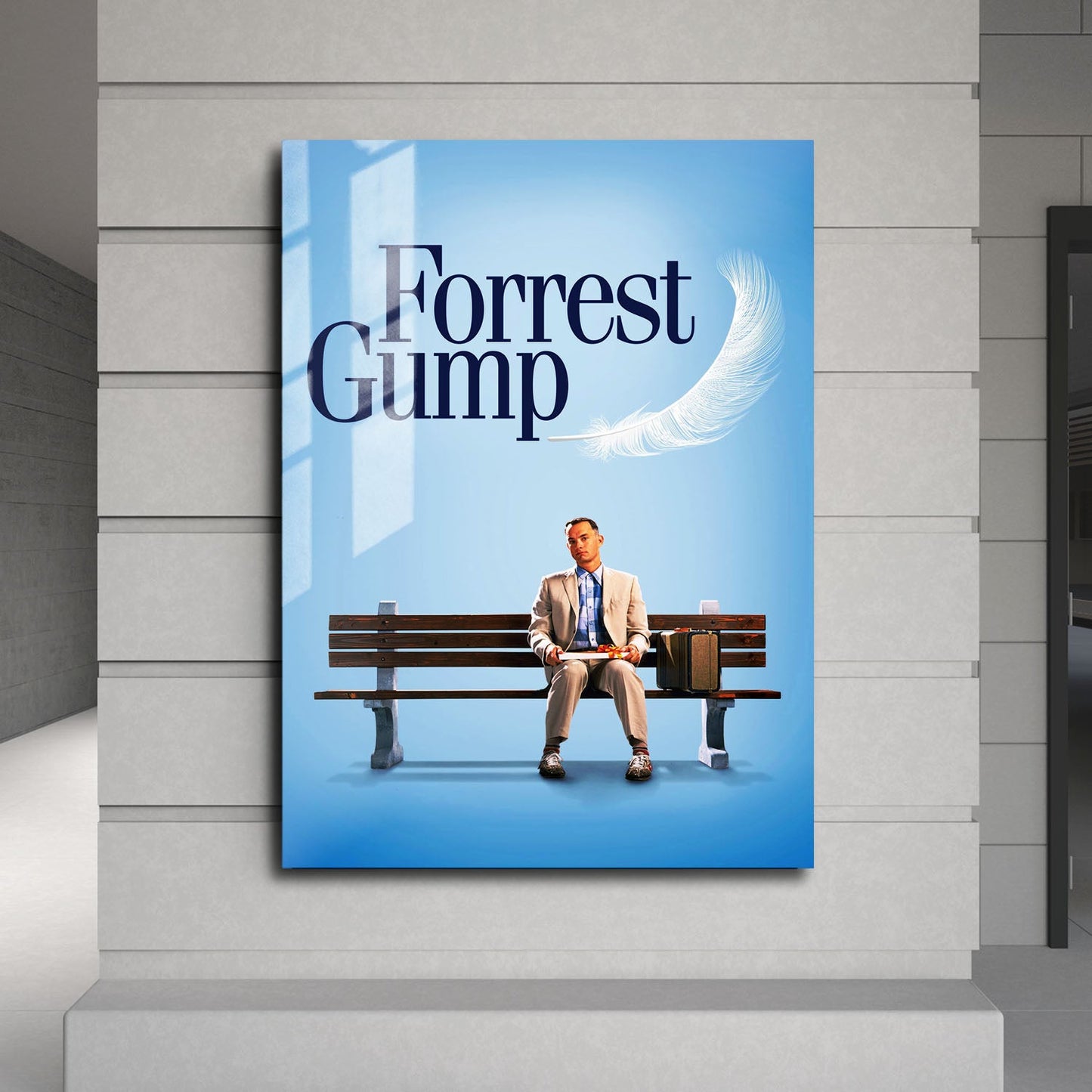 Flex Designs Metal Poster Forrest Gump 24 x 36" Home Goods - Movie 1994 Movie Metal Poster