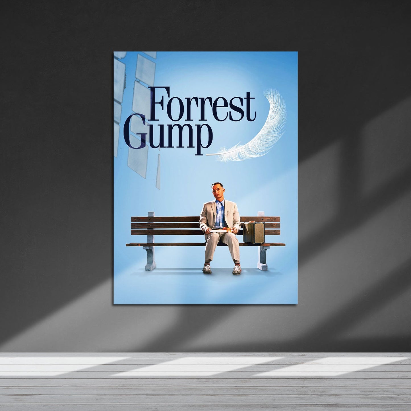 Flex Designs Metal Poster Forrest Gump 5 x 7" Home Goods - Movie 1994 Movie Metal Poster