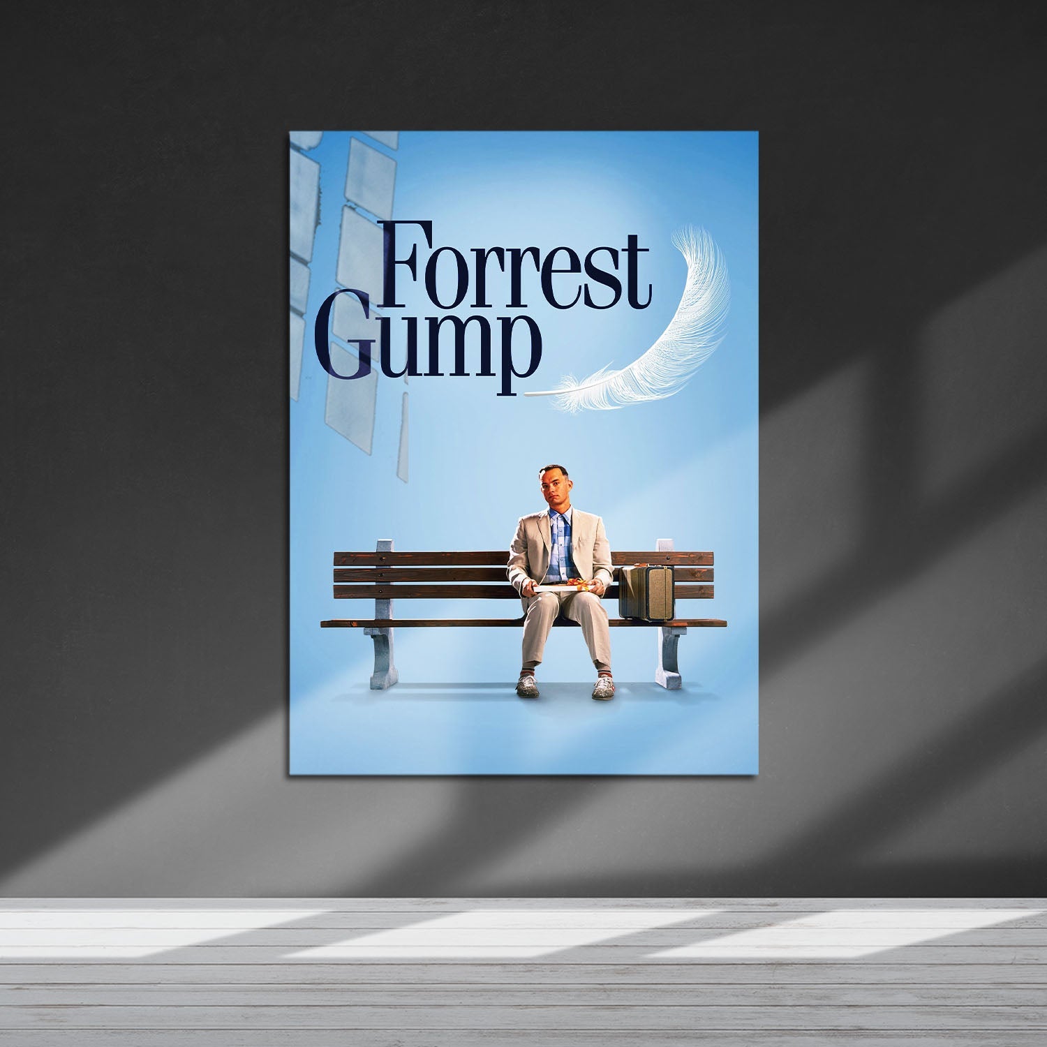 Flex Designs Metal Poster Forrest Gump 5 x 7" Home Goods - Movie 1994 Movie Metal Poster