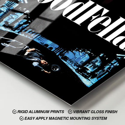 Flex Designs Metal Poster Goodfellas Cinematic 11 x 17" Home Goods - Movie 1990 Movie Metal Poster