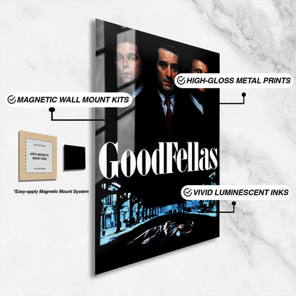 Flex Designs Metal Poster Goodfellas Cinematic 16 x 24" Home Goods - Movie 1990 Movie Metal Poster