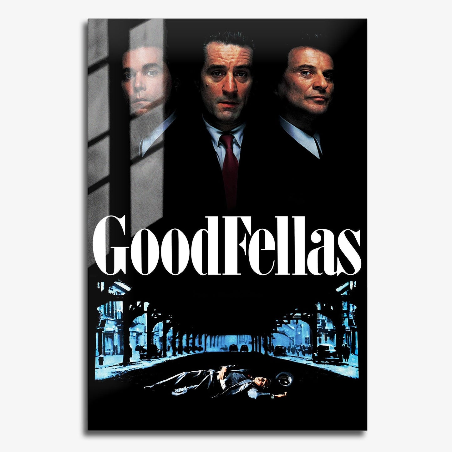 Flex Designs Metal Poster Goodfellas Cinematic 11 x 17" Home Goods - Movie 1990 Movie Metal Poster