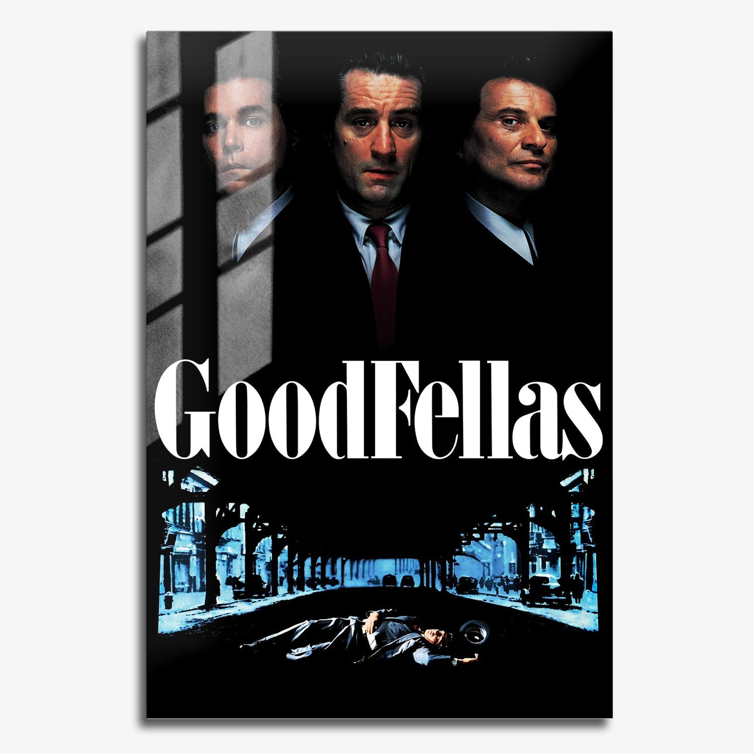 Flex Designs Metal Poster Goodfellas Cinematic 11 x 17" Home Goods - Movie 1990 Movie Metal Poster