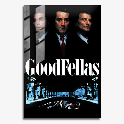 Flex Designs Metal Poster Goodfellas Cinematic 11 x 17" Home Goods - Movie 1990 Movie Metal Poster