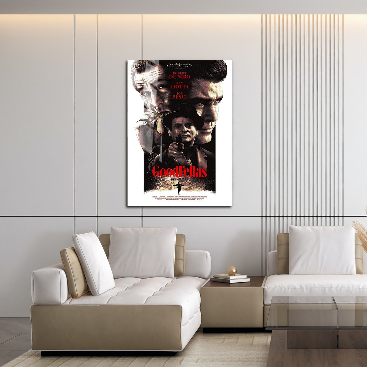 Flex Designs Metal Poster Goodfellas 16 x 24" Home Goods - Movie 1990 Movie Metal Poster