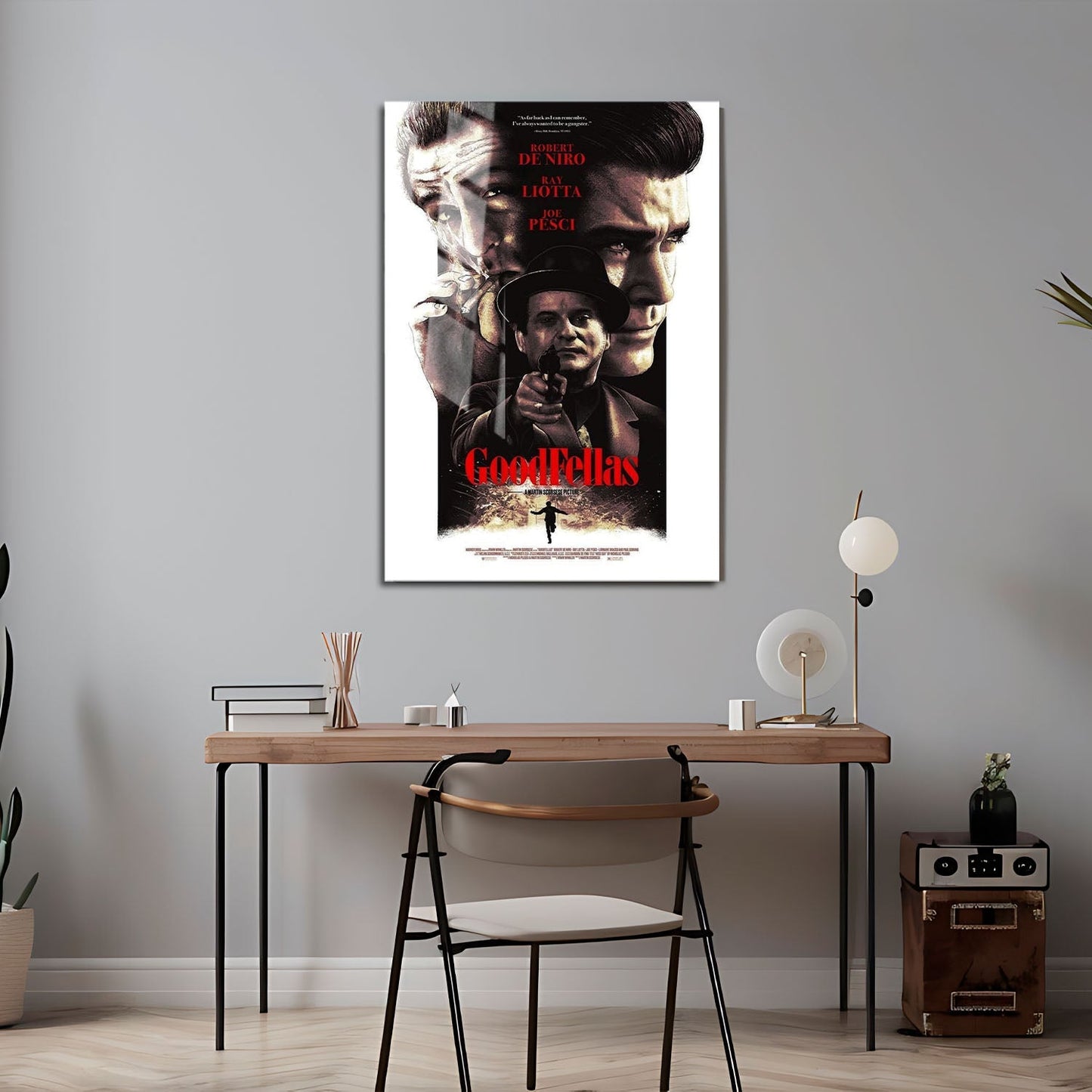 Flex Designs Metal Poster Goodfellas 24 x 36" Home Goods - Movie 1990 Movie Metal Poster