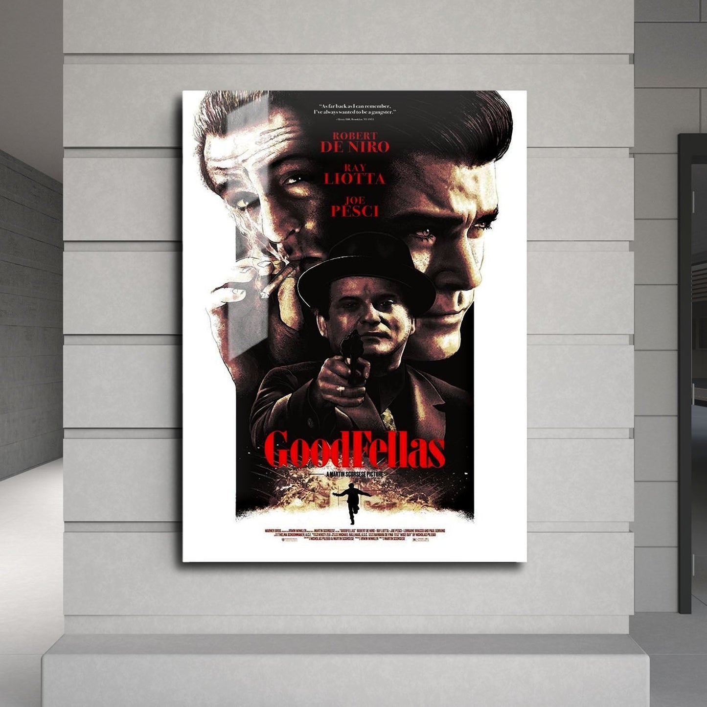 Flex Designs Metal Poster Goodfellas 24 x 36" Home Goods - Movie 1990 Movie Metal Poster
