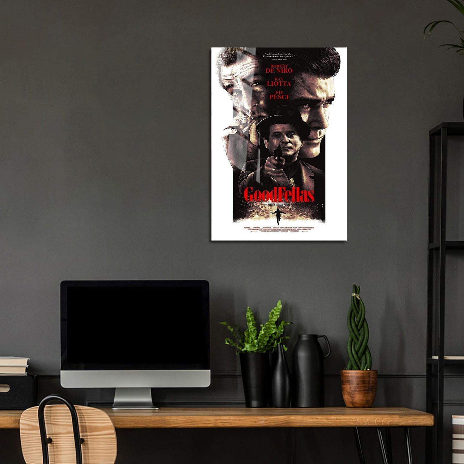 Flex Designs Metal Poster Goodfellas 5 x 7" Home Goods - Movie 1990 Movie Metal Poster