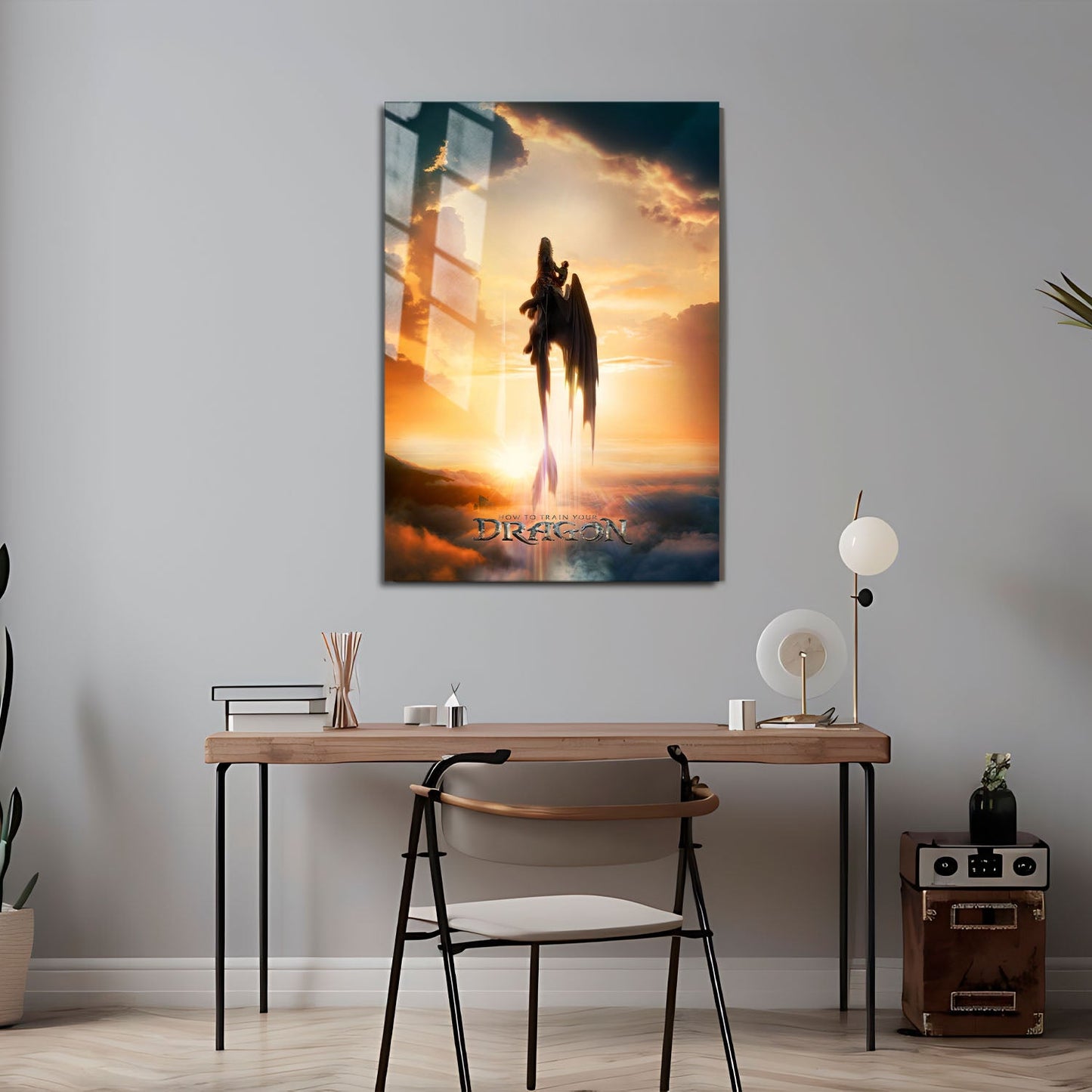 Flex Designs Metal Poster How To Train Your Dragon Cinematic 24 x 36" Home Goods - Movie 2010 Movie Metal Poster