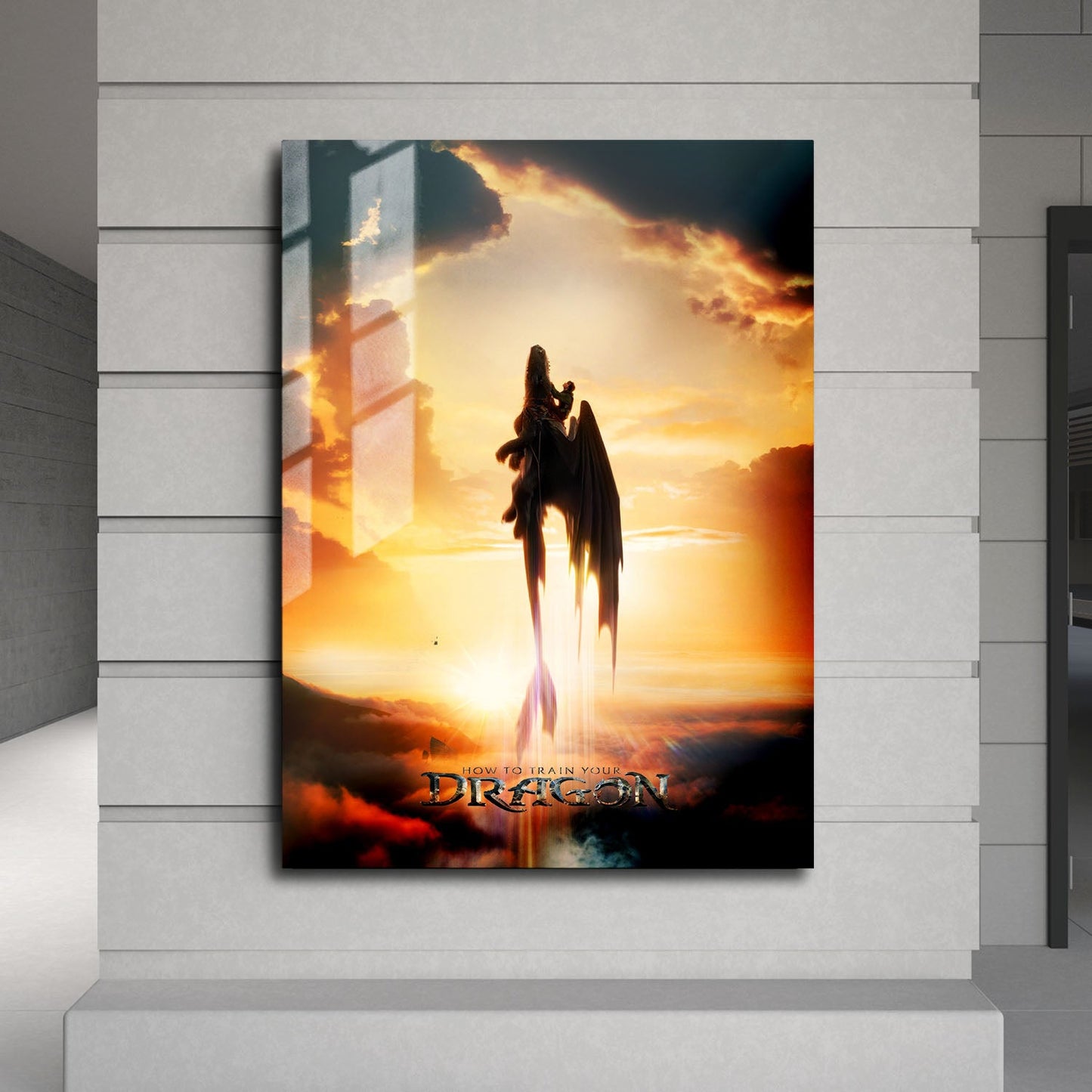 Flex Designs Metal Poster How To Train Your Dragon Cinematic 24 x 36" Home Goods - Movie 2010 Movie Metal Poster
