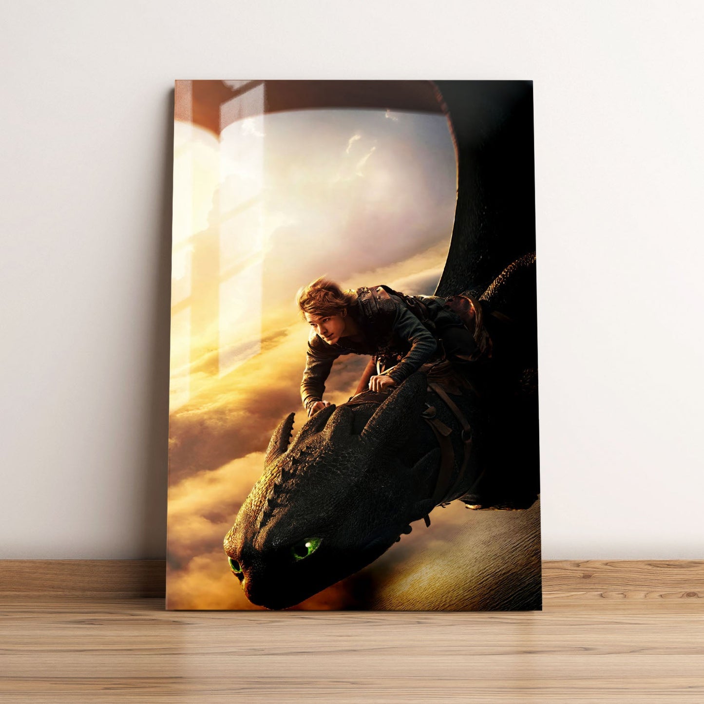 How To Train Your Dragon Textless Movie Metal Poster