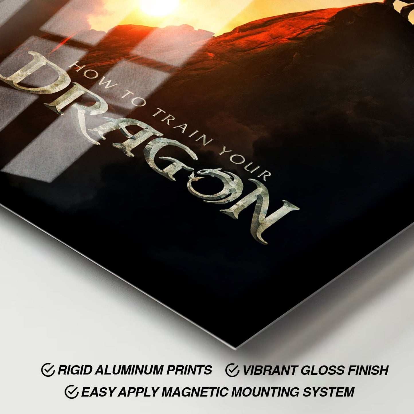 Flex Designs Metal Poster How To Train Your Dragon Final 11 x 17" Home Goods - Movie 2010 Movie Metal Poster
