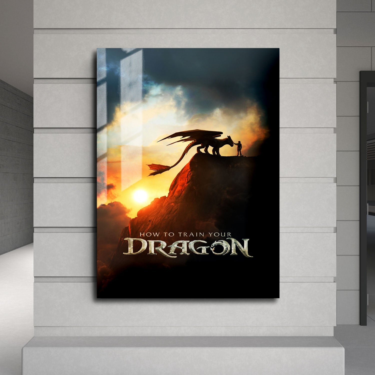 Flex Designs Metal Poster How To Train Your Dragon Final 24 x 36" Home Goods - Movie 2010 Movie Metal Poster