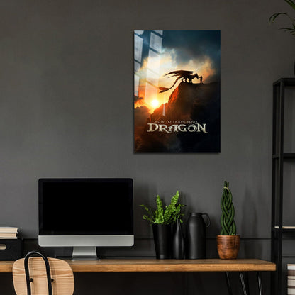Flex Designs Metal Poster How To Train Your Dragon Final 5 x 7" Home Goods - Movie 2010 Movie Metal Poster